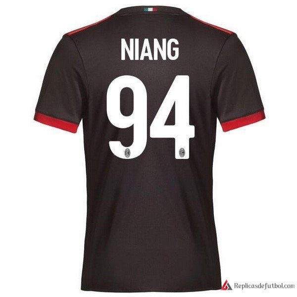 Camiseta Milan Tercera equipación Niang 2017-2018